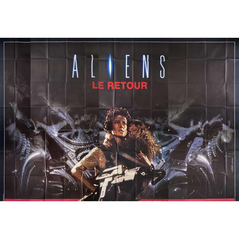 ALIENS Affiche de film- 400x300 cm. - 1986 - Sigourney Weaver, James Cameron