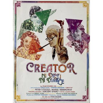 CREATOR French Movie Poster- 15x21 in. - 1985 - Ivan Passer, Peter O'Toole