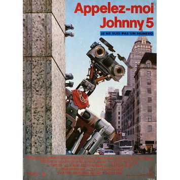 SHORT CIRCUIT 2 French Movie Poster- 15x21 in. - 1988 - Kenneth Johnson, Fisher Stevens