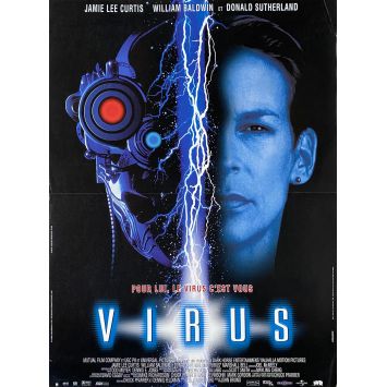 VIRUS (1999) French Movie Poster- 15x21 in. - 1999 - John Bruno, Jamie Lee Curtis