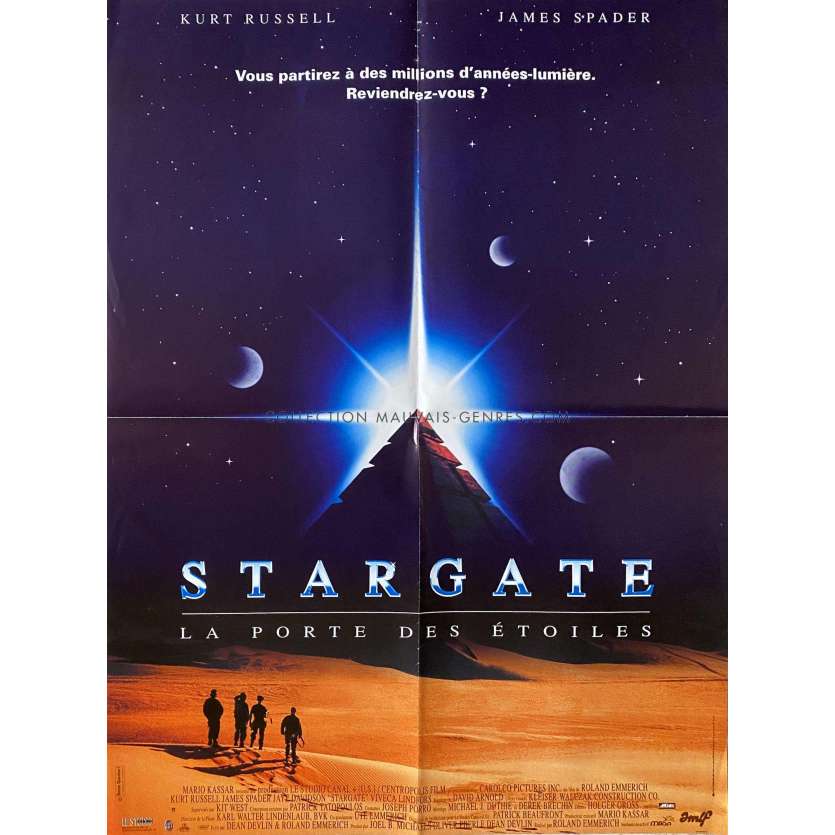 STARGATE Affiche de film- 60x80 cm. - 1994 - Kurt Russell, Roland Emmerich