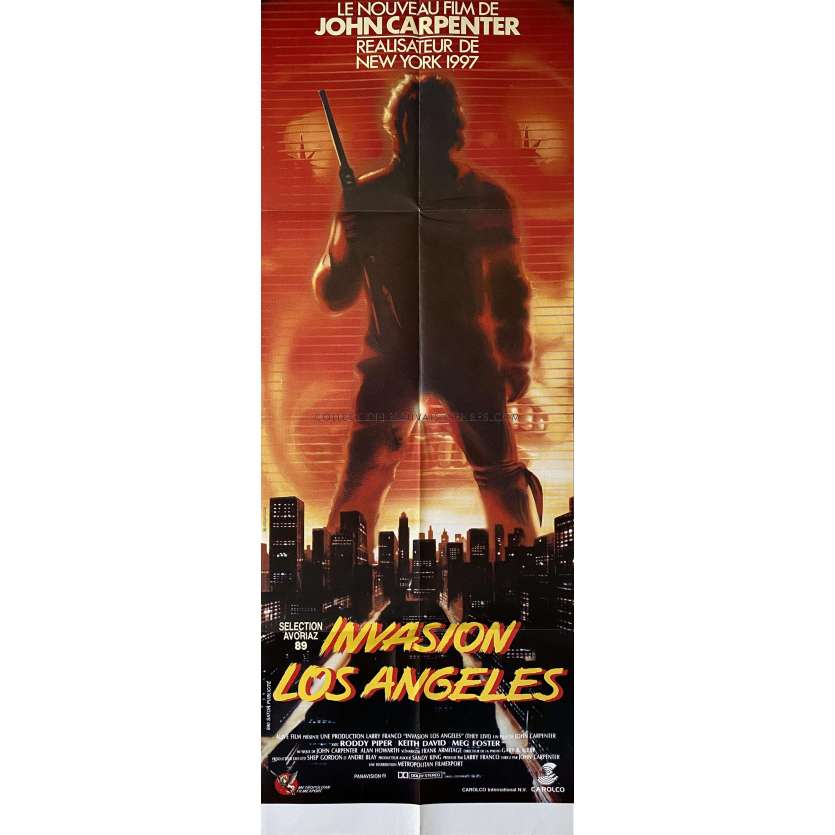 INVASION LOS ANGELES Affiche de film- 60x160 cm. - 1988 - Roddy Piper, John Carpenter