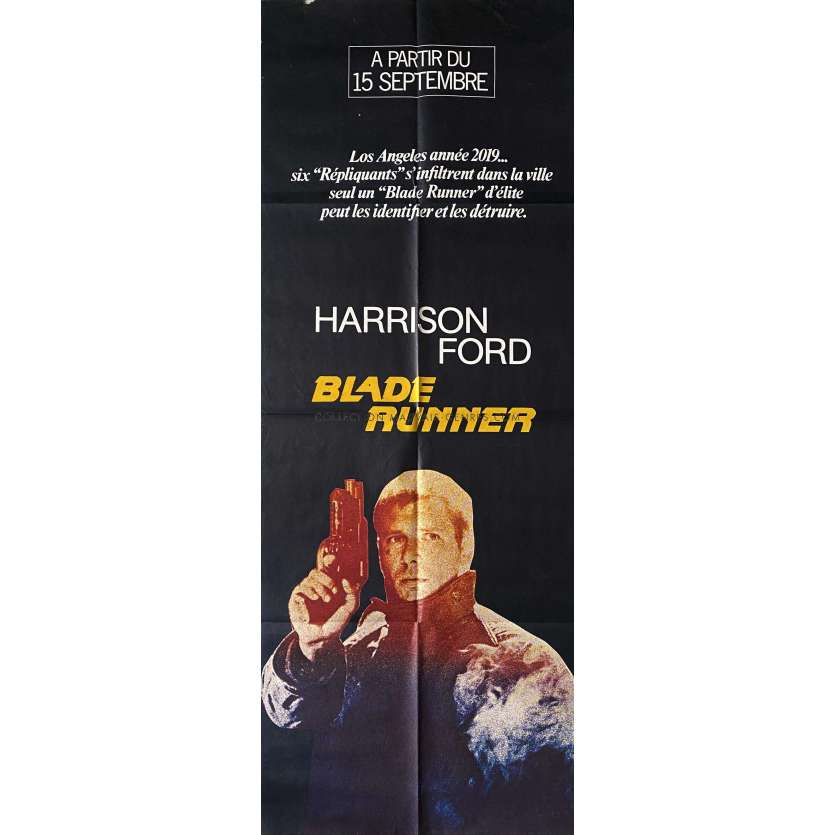 BLADE RUNNER Affiche de film- 60x160 cm. - 1982 - Harrison Ford, Ridley Scott