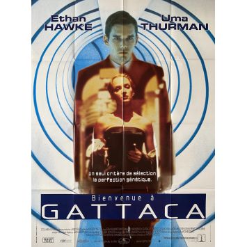 GATTACA French Movie Poster- 47x63 in. - 1997 - Andrew Niccol, Ethan Hawke
