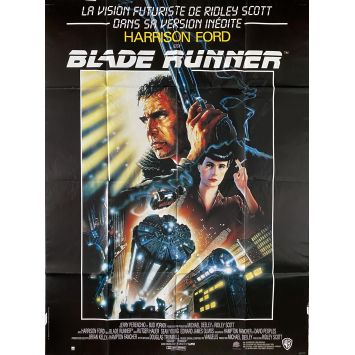 BLADE RUNNER Affiche de film- 120x160 cm. - 1982/R1992 - Harrison Ford, Ridley Scott