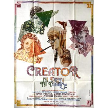 CREATOR French Movie Poster- 47x63 in. - 1985 - Ivan Passer, Peter O'Toole