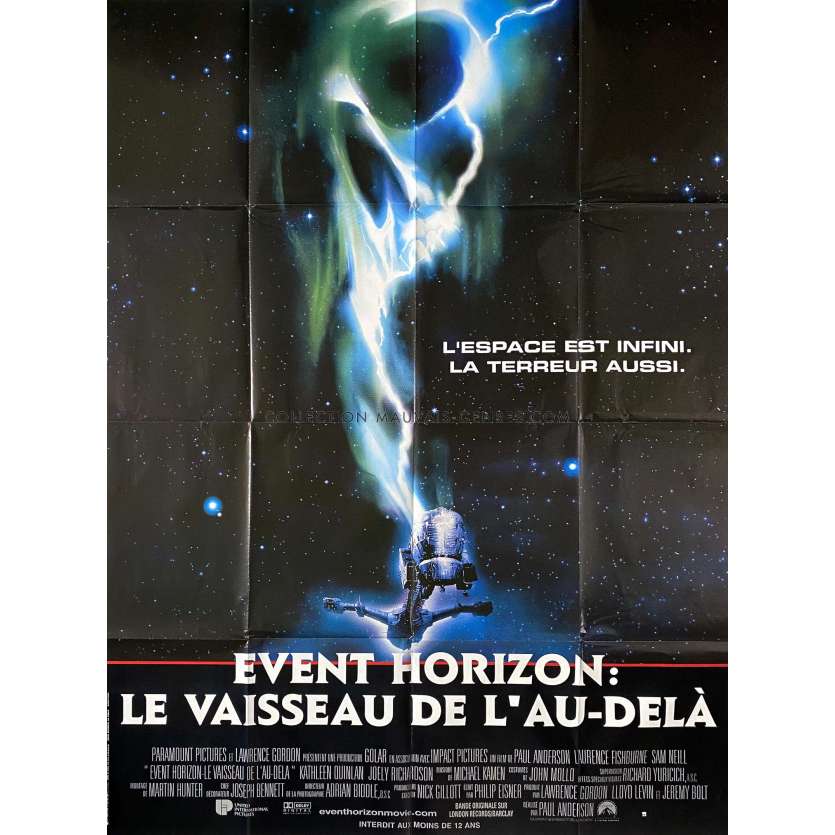EVENT HORIZON French Movie Poster- 47x63 in. - 1997 - Paul W.S. Anderson , Sam Neil