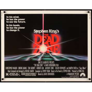 DEAD ZONE Movie Poster 1/2sh '83 David Cronenberg, Stephen King, DEAD ZONE Movie Poster 1/2sh '83 David Cronenberg, Stephen King,