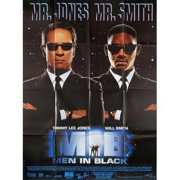MEN IN BLACK French Movie Poster- 47x63 in. - 1997 - Barry Sonnenfeld, Will Smith