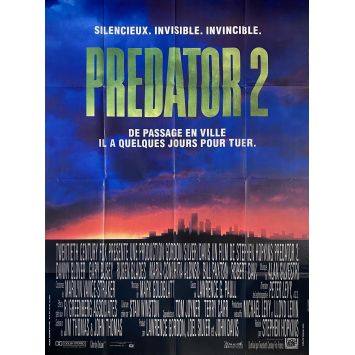 PREDATOR 2 French Movie Poster- 47x63 in. - 1990 - Stephen Hopkins, Danny Glover