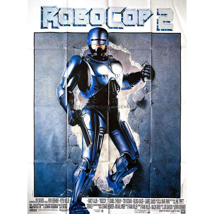 ROBOCOP 2 Affiche de film- 120x160 cm. - 1990 - Peter Weller, Irvin Kershner