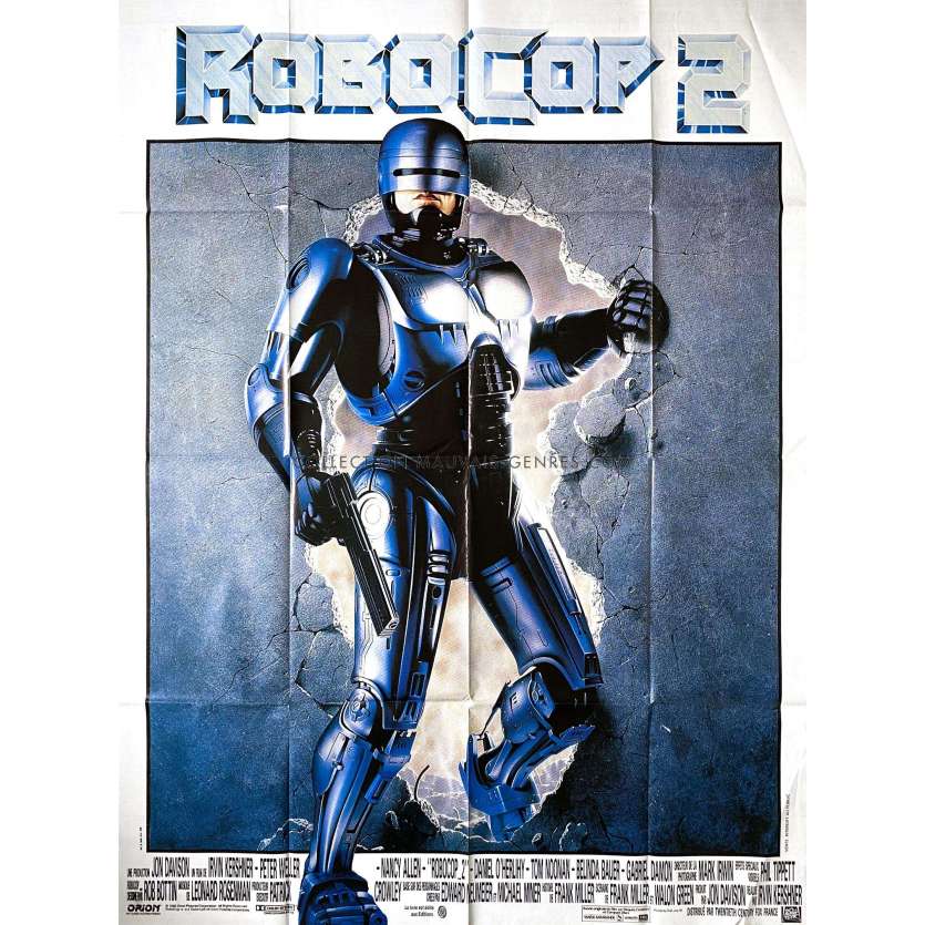 ROBOCOP 2 French Movie Poster- 47x63 in. - 1990 - Irvin Kershner, Peter Weller