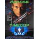 TIMECOP Affiche de film- 120x160 cm. - 1994 - Jean-Claude Van Damme, Peter Hyams