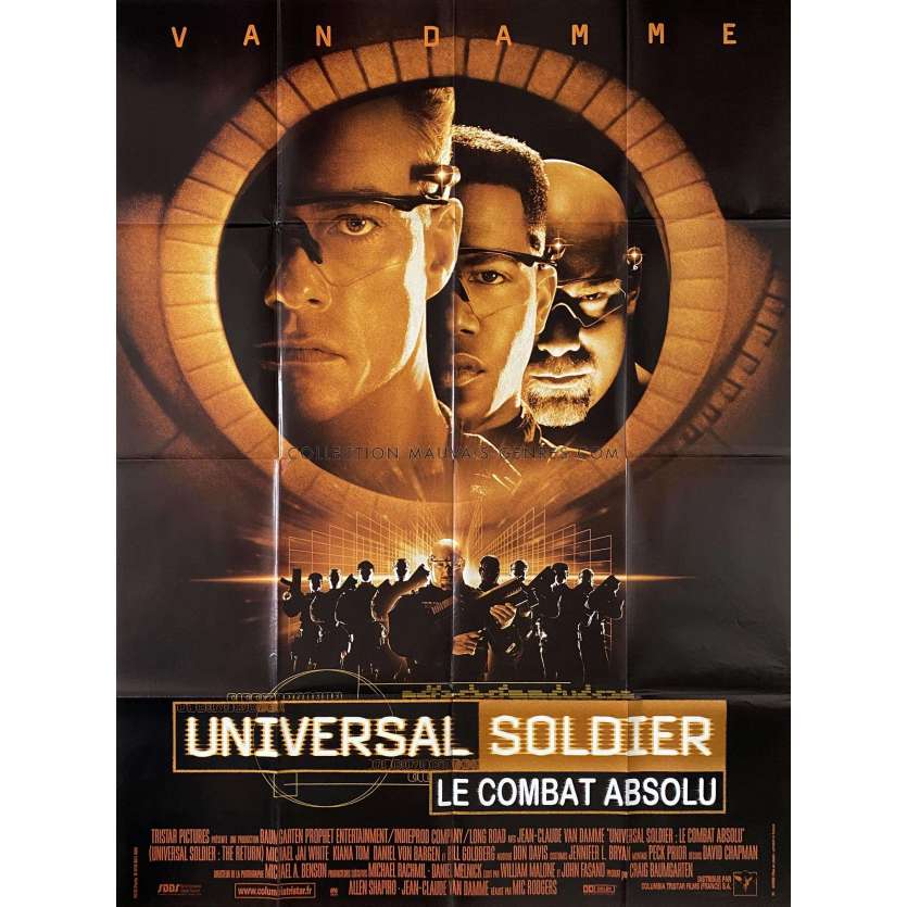 UNIVERSAL SOLDIER LE COMBAT ABSOLU Affiche de film- 120x160 cm. - 1999 - Jean-Claude Van Damme, Mic Rodgers