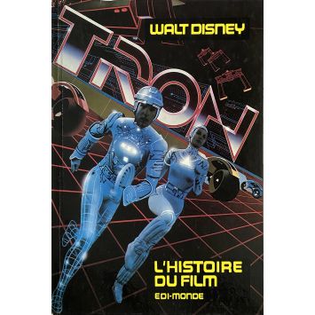 TRON French Book- 9x12 in. - 1982 - Steven Lisberger, Jeff Bridges