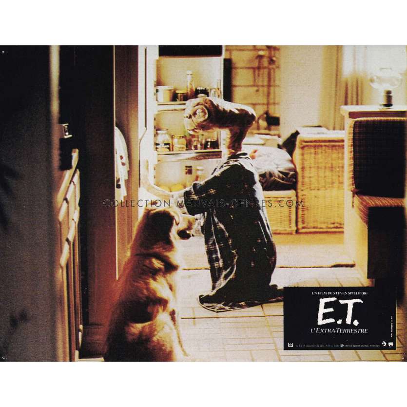 E.T. THE EXTRA-TERRESTRIAL French Lobby Card N05 - 9x12 in. - 1982 - Steven Spielberg, Dee Wallace