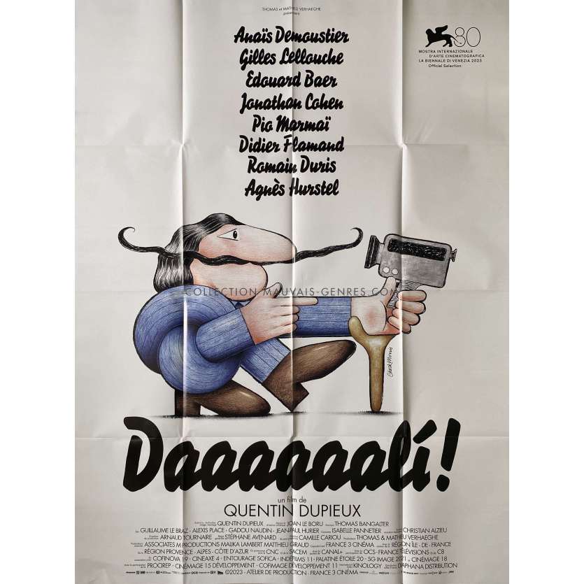 DAAAAAALI Affiche de film- 120x160 cm. - 2023 - Anaïs Demoustier, Quentin Dupieux