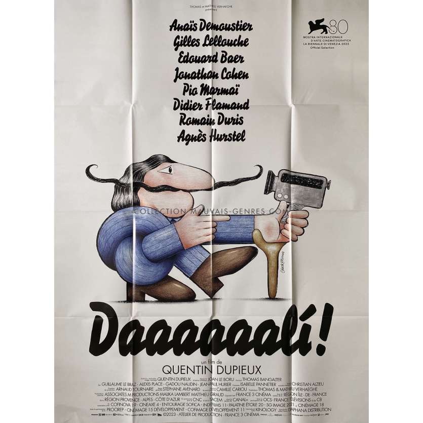 DAAAAAALI French Movie Poster- 47x63 in. - 2023 - Quentin Dupieux, Anaïs Demoustier