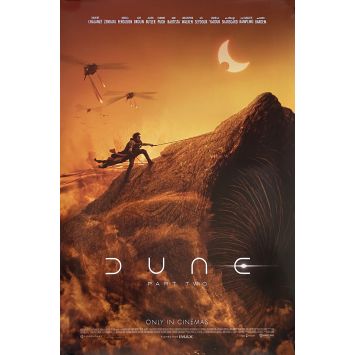 DUNE PART II US Movie Poster Adv. - 27x40 in. - 2024 - Denis Villeneuve, Timothée Chalamet