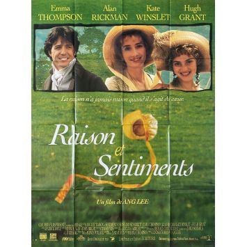 RAISONS ET SENTIMENTS Affiche de film- 120x160 cm. - 1995 - Emma Thompson, Ang Lee