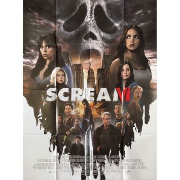 SCREAM VI French Movie Poster- 47x63 in. - 2023 - Matt Bettinelli-Olpin, Courteney Cox