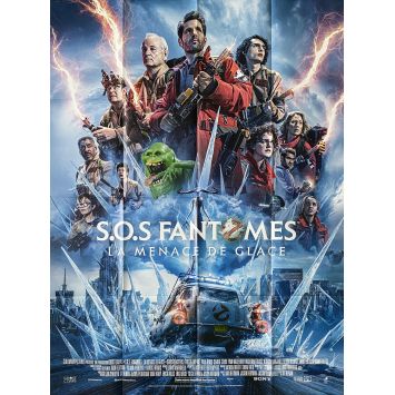 SOS FANTOMES - LA MENACE DE GLACE Affiche de film Def. - 120x160 cm. - 2024 - Carrie Coon, Gil Kenan