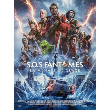 SOS FANTOMES - LA MENACE DE GLACE Affiche de film Def. - 40x54 cm. - 2024 - Carrie Coon, Gil Kenan