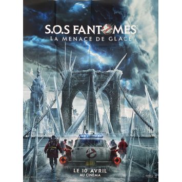 SOS FANTOMES - LA MENACE DE GLACE Affiche de film Prev. - 120x160 cm. - 2024 - Carrie Coon, Gil Kenan