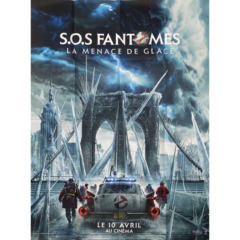 SOS FANTOMES - LA MENACE DE GLACE Affiche de film Prev. - 120x160 cm. - 2024 - Carrie Coon, Gil Kenan