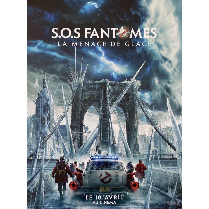 SOS FANTOMES - LA MENACE DE GLACE Affiche de film Prev. - 40x54 cm. - 2024 - Carrie Coon, Gil Kenan