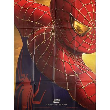 SPIDER-MAN 2 French Movie Poster Adv. - 47x63 in. - 2004 - Sam Raimi, Tobey Maguire