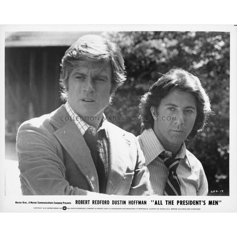 LES HOMMES DU PRESIDENT Photo de presse 250-17 - 20x25 cm. - 1976 - Dustin Hoffman, Alan J. Pakula