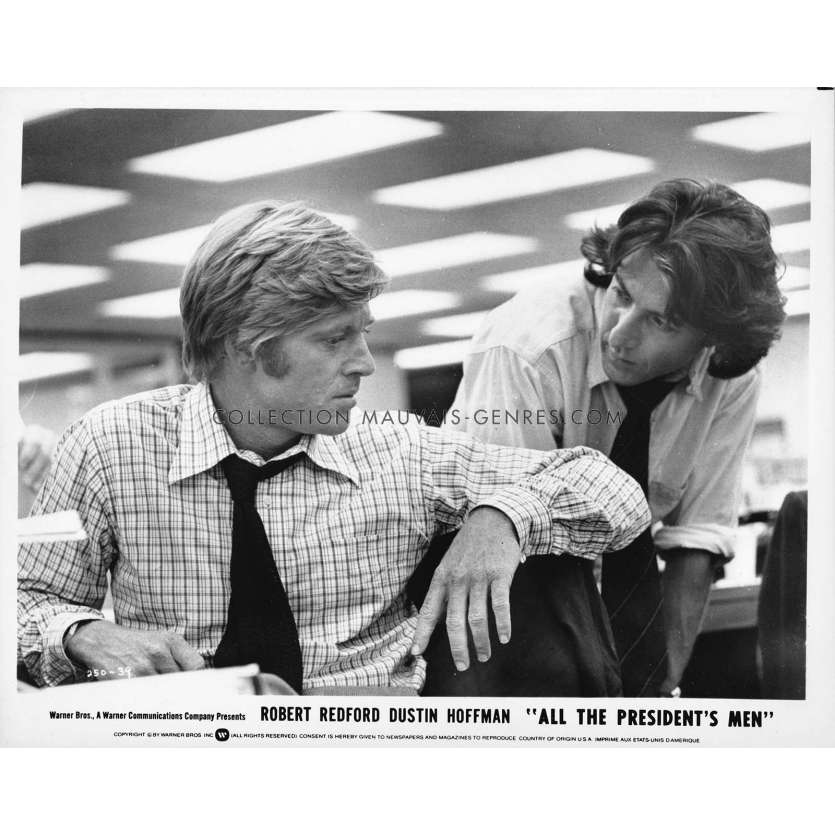 ALL THE PRESIDENT'S MEN U.S Movie Still 250-39 - 8x10 in. - 1976 - Alan J. Pakula, Dustin Hoffman