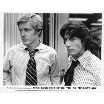 LES HOMMES DU PRESIDENT Photo de presse 250-63 - 20x25 cm. - 1976 - Dustin Hoffman, Alan J. Pakula
