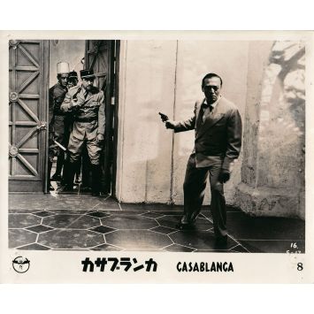 CASABLANCA Photo de presse N8 - 20x25 cm. - 1942/R1962 - Humphrey Bogart, Michael Curtiz