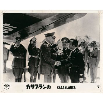 CASABLANCA Photo de presse N7 - 20x25 cm. - 1942/R1962 - Humphrey Bogart, Michael Curtiz