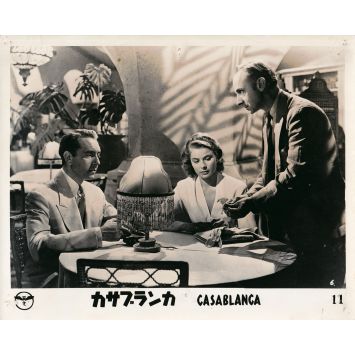 CASABLANCA Photo de presse N11 - 20x25 cm. - 1942/R1962 - Humphrey Bogart, Michael Curtiz
