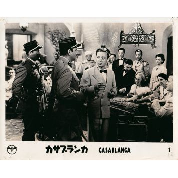 CASABLANCA U.S Movie Still N1 - 8x10 in. - 1942/R1962 - Michael Curtiz, Humphrey Bogart