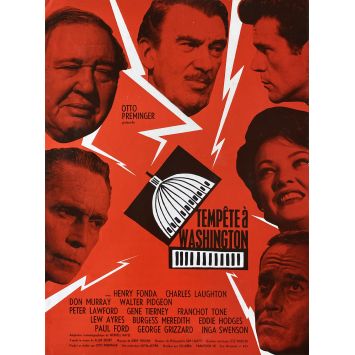 TEMPETE A WASHINGTON Synopsis 4p - 24x30 cm. - 1962 - Henry Fonda, Otto Preminger