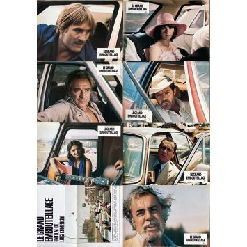 TRAFFIC JAM French Lobby Cards x7 w hearld - 9x12 in. - 1979 - Luigi Comencini, Alberto Sordi