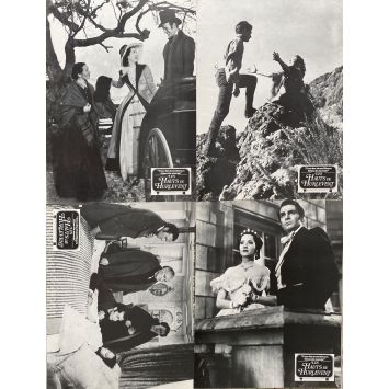 WUTHERING HEIGHTS French Lobby Cards x4 - 9x12 in. - 1939/R1970 - William Wyler, Laurence Olivier