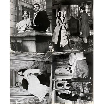 LES HAUTS DE HURLEVENT Photos de presse x4 - 24x30 cm. - 1939/R1970 - Laurence Olivier, William Wyler