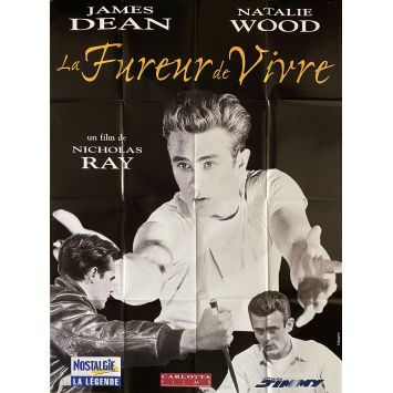 LA FUREUR DE VIVRE Affiche de film- 120x160 cm. - 1955/R2000 - James Dean, Nicholas Ray