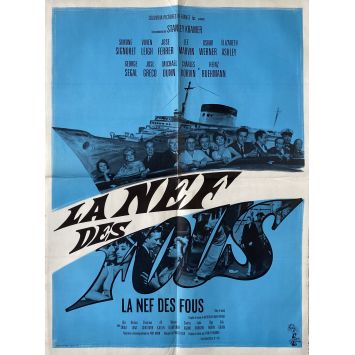 LA NEF DES FOUS Affiche de film- 60x80 cm. - 1965 - Vivien Leigh, Stanley Kramer