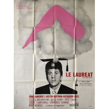 THE GRADUATE French Movie Poster- 47x63 in. - 1967 - Mike Nichols, Dustin Hoffman
