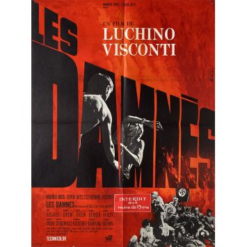LES DAMNES Affiche de film- 60x80 cm. - 1969 - Dirk Bogarde, Luchino Visconti