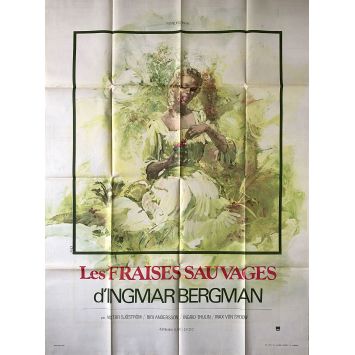 WILD STRAWBERIES French Movie Poster- 47x63 in. - 1957/R1970 - Ingmar Bergman, Bibi Andersson