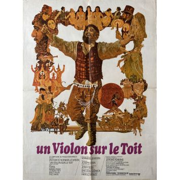 FIDLER ON THE ROOF French Movie Poster- 23x32 in. - 1971 - Norman Jewison, Topol