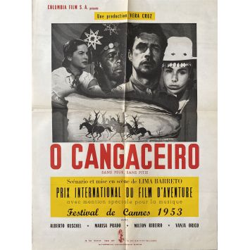 O CANGACEIRO Affiche de film- 50x70 cm. - 1953 - Alberto Ruschel, Lima Barreto