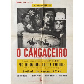 THE BANDIT French Movie Poster- 20x27 in. - 1953 - Lima Barreto, Alberto Ruschel